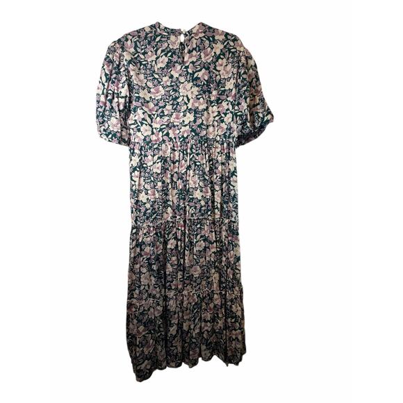 Polago Green and Purple Floral Dress - Size XXXL - Picture 4 of 14